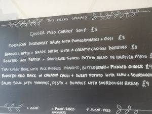 Menu at Leafy Greens & Co in Warrenpoint