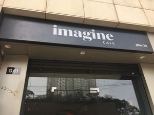 Outside  at Imagine Cafe in Mumbai