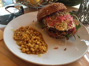 Burger  at The Sunshine Food Co in Cape Town