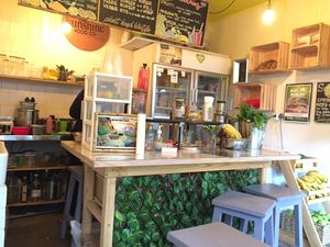 The bar  at The Sunshine Food Co in Cape Town