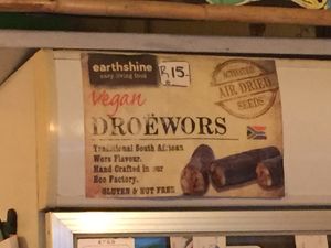 Vegan Droewors  at The Sunshine Food Co in Cape Town
