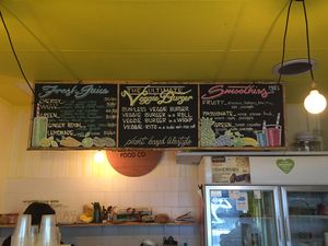 Menu  at The Sunshine Food Co in Cape Town