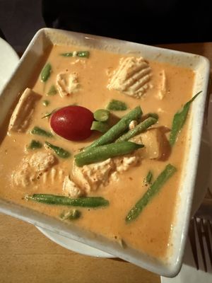 Red curry   at Cozy Thai in State College