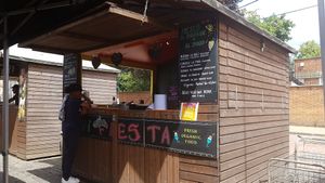 Stall at Vegan Fiesta in Enfield