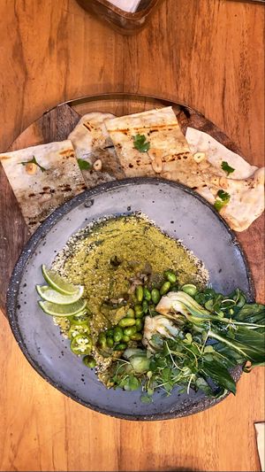 Houmous edamame  at KAIME in Medellin