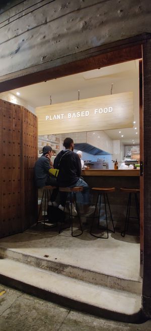 Bar outside of the restaurant at KAIME in Medellin