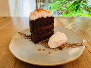 Chocolate cake   at KAIME in Medellin