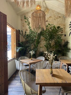Bakery seating  at KAIME in Medellin