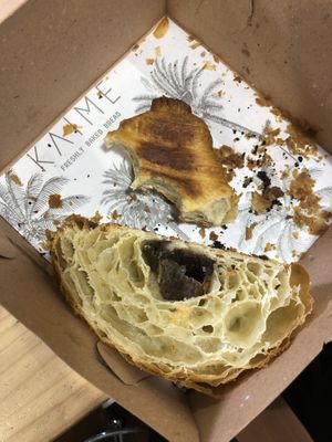 Croissant y pancito de chocolate . Pidan at KAIME in Medellin