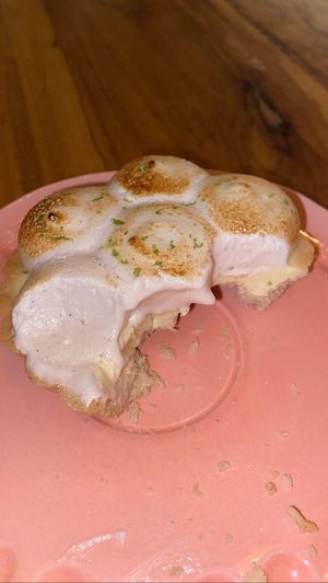 A pic to show how unbelievably fluffy the meringue is  at KAIME in Medellin