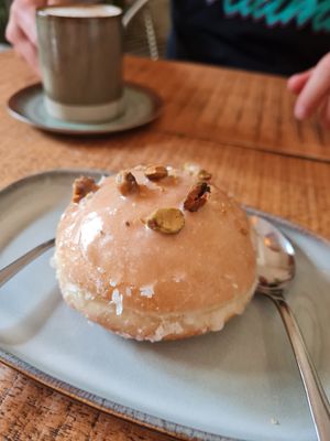Pistachio donut at KAIME in Medellin