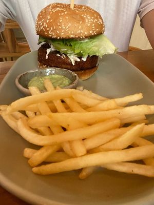 Happy chickn w/fries  at KAIME in Medellin