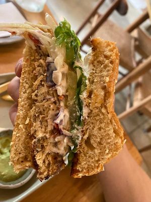 Happy chickn half  at KAIME in Medellin