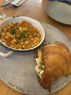 Croissant sandwich   at KAIME in Medellin