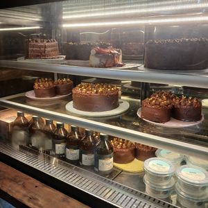 Vitrina de postres at KAIME in Medellin