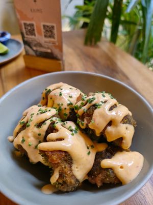 Cauliflower wings at KAIME in Medellin