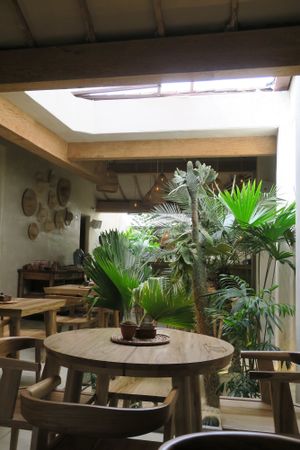 Inside of the restaurant at KAIME in Medellin