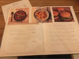 Menú kai  at KAIME in Medellin