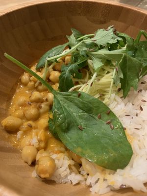 Curry bowl  at KAIME in Medellin