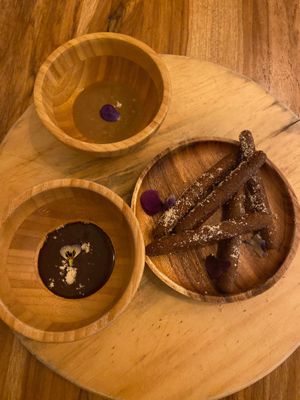 Chocolate Churros at KAIME in Medellin