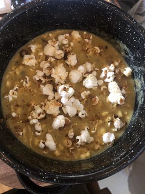 Sopa de maíz at KAIME in Medellin