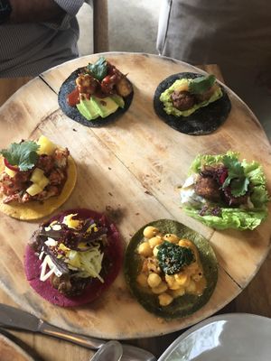 Tacos variados at KAIME in Medellin