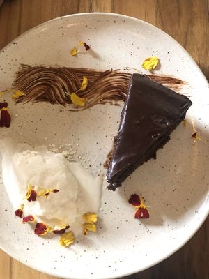 Pastel de chocolate  at KAIME in Medellin