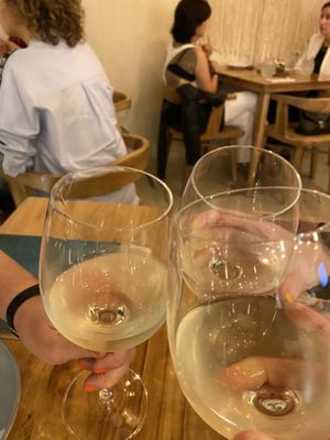 Toast to happiness at KAIME in Medellin