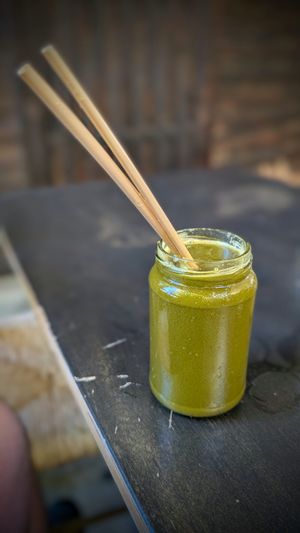 Ginger & veg juice at NektaR in Crete