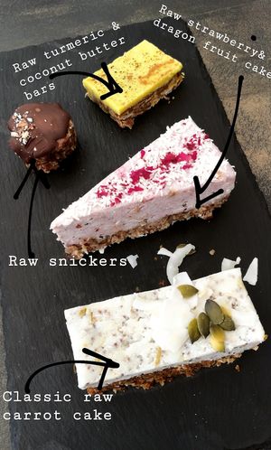 Cakes in store at NektaR in Crete