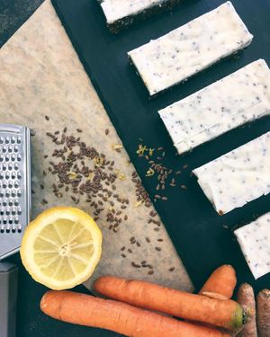 Our Handmade Raw Vegan Sugar-Free Carrot Cake at NektaR in Crete