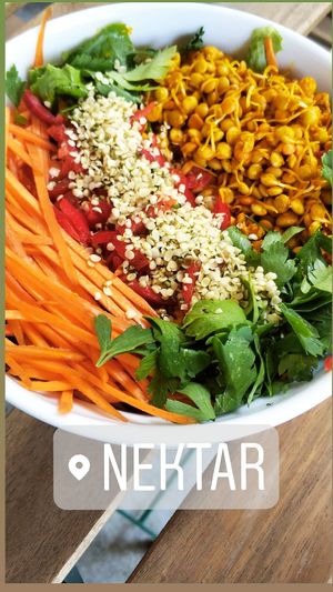 Sprouts salads at NektaR in Crete