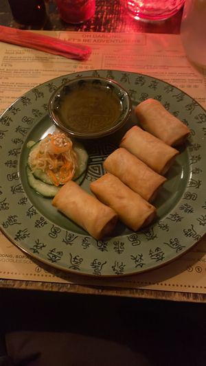 Spring rolls  #Veganuary at Boa-Bao in Lisbon