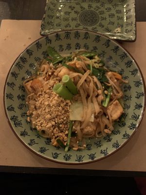 Vegan pad Thai  at Boa-Bao in Lisbon