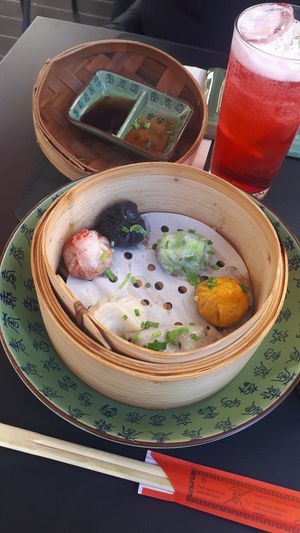 Ravioli vegani misti at Boa-Bao in Lisbon