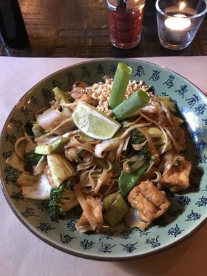 Vegan pad Thai- delicious!! at Boa-Bao in Lisbon
