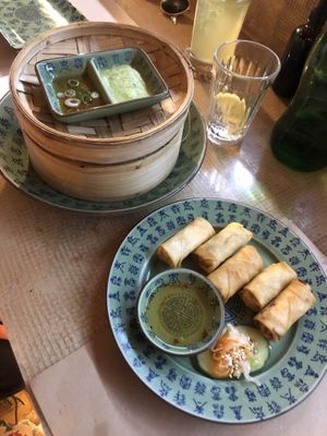 Spring rolls and dim sum at Boa-Bao in Lisbon