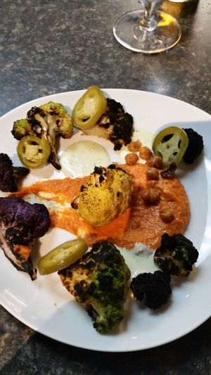 Cauliflower appetizer at Farm Provisions in Prescott