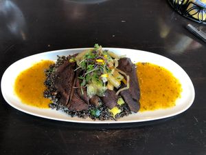 Portobello mushroom steak  at Farm Provisions in Prescott