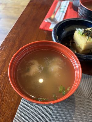 Miso soup   at Zushi in Banbury
