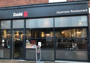 Restaurant front at Zushi in Banbury