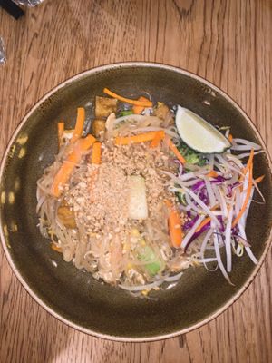 Vegan Pad Thai at Green Elephant Vegetarian Bistro in Portland