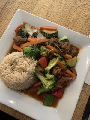 Vegan ribs - sweet and savory #Veganuary at Green Elephant Vegetarian Bistro in Portland