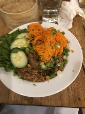Blurry but delicious   at Green Elephant Vegetarian Bistro in Portland