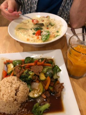   at Green Elephant Vegetarian Bistro in Portland