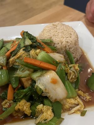   at Green Elephant Vegetarian Bistro in Portland