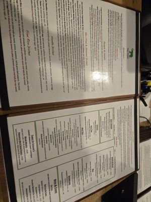 Menu at Green Elephant Vegetarian Bistro in Portland