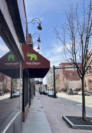 Awning  at Green Elephant Vegetarian Bistro in Portland