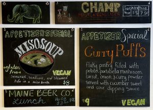 Specials   at Green Elephant Vegetarian Bistro in Portland