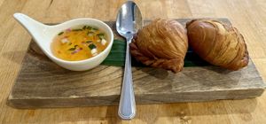 Curry puffs  at Green Elephant Vegetarian Bistro in Portland